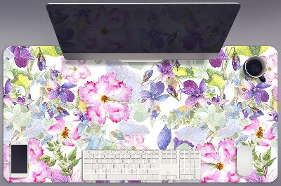 Íróasztal alátét Lila virágok