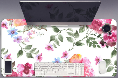 Íróasztal alátét Akvarell rózsák