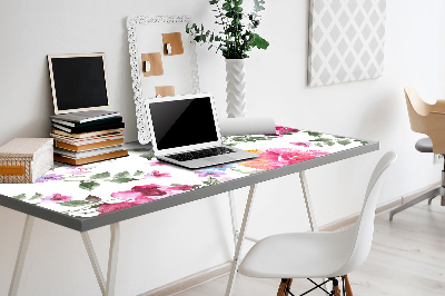 Íróasztal alátét Akvarell rózsák