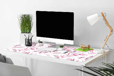Íróasztal alátét Rózsaszín levelek