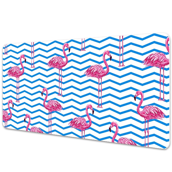 Íróasztal alátét Flamingók