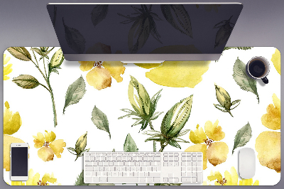 Íróasztal alátét Sárga virágok