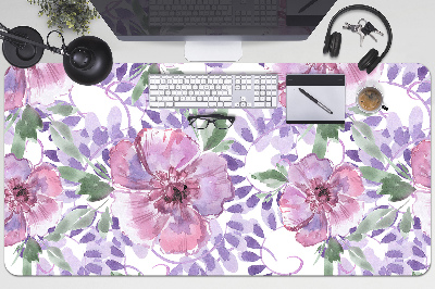 Íróasztal alátét Lila virágok