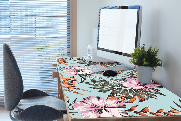 Íróasztal alátét Hibiszkusz virágok