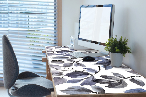 Íróasztal alátét Szürke ágak