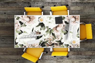 Íróasztal alátét Virágzó peonies