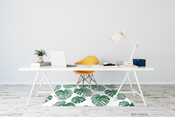 Padlóvédő székalátét Monstera levelek