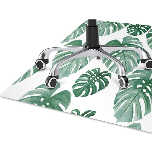Padlóvédő székalátét Monstera levelek