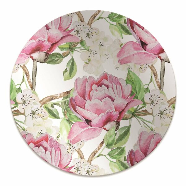 Padlóvédő székalátét Rózsaszín peonies
