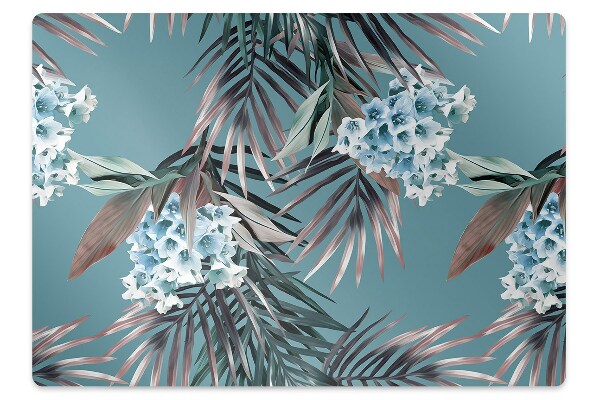 Padlóvédő székalátét Kép a levelekről