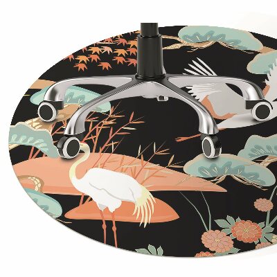 Padlóvédő székalátét Festett heronok