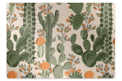 Padlóvédő székalátét Narancssárga kaktusz