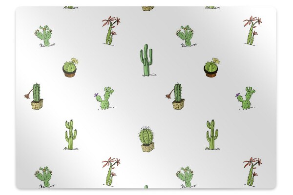 Padlóvédő székalátét Kaktusz