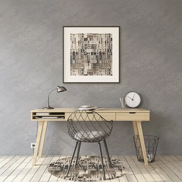 Padlóvédő székalátét Boho stílusú csempe