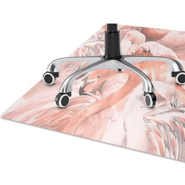 Padlóvédő székalátét Flamingók