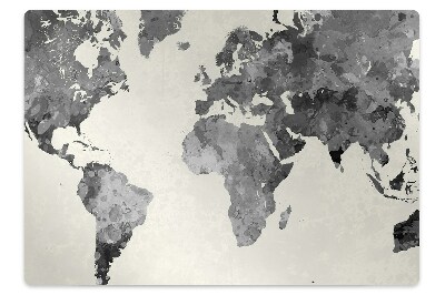 Padlóvédő székalátét A régi világ térképe