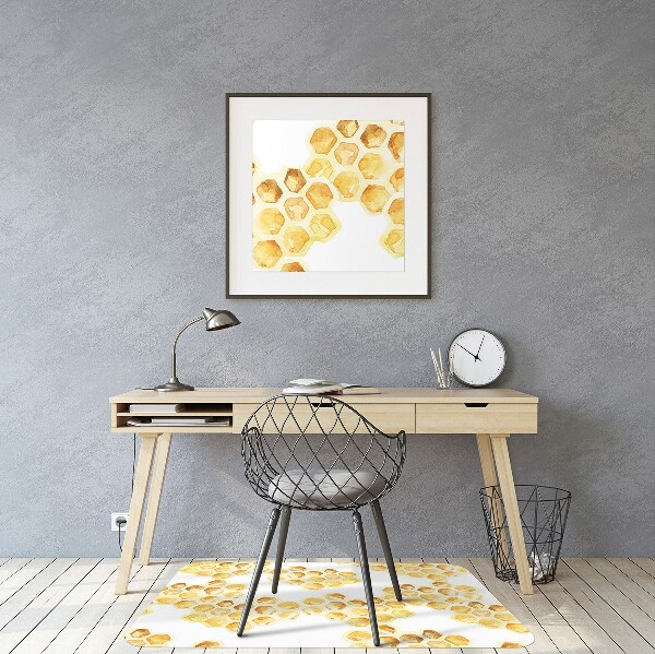 Padlóvédő székalátét Honeycombs