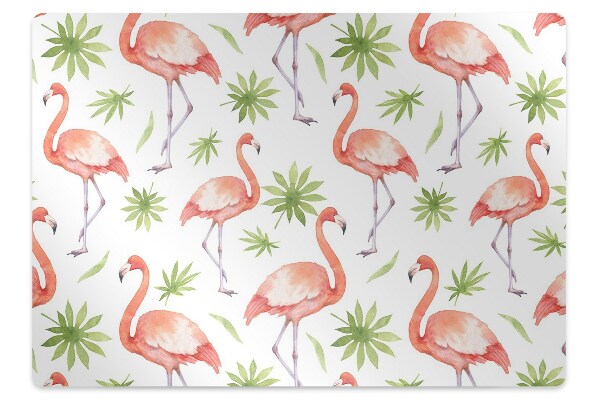 Padlóvédő székalátét Flamingók