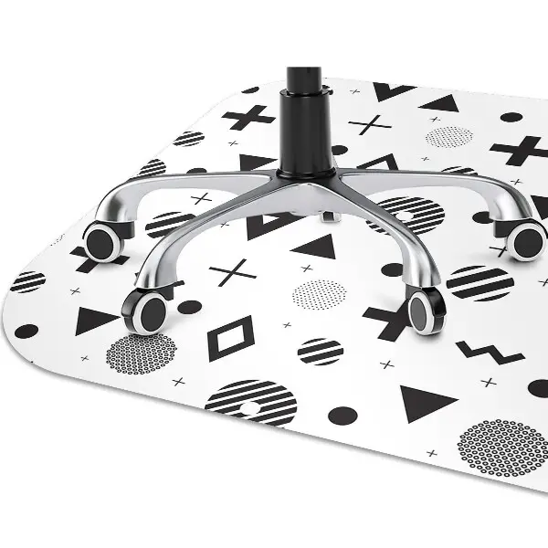 Padlóvédő székalátét Geometriai minták