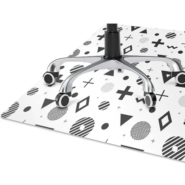 Padlóvédő székalátét Geometriai minták