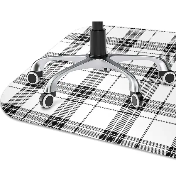 Padlóvédő székalátét Plaid mintázat