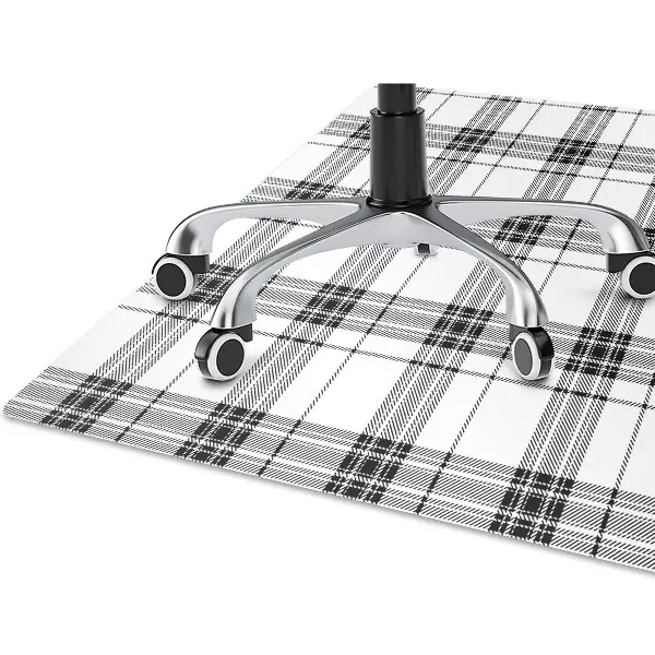 Padlóvédő székalátét Plaid mintázat