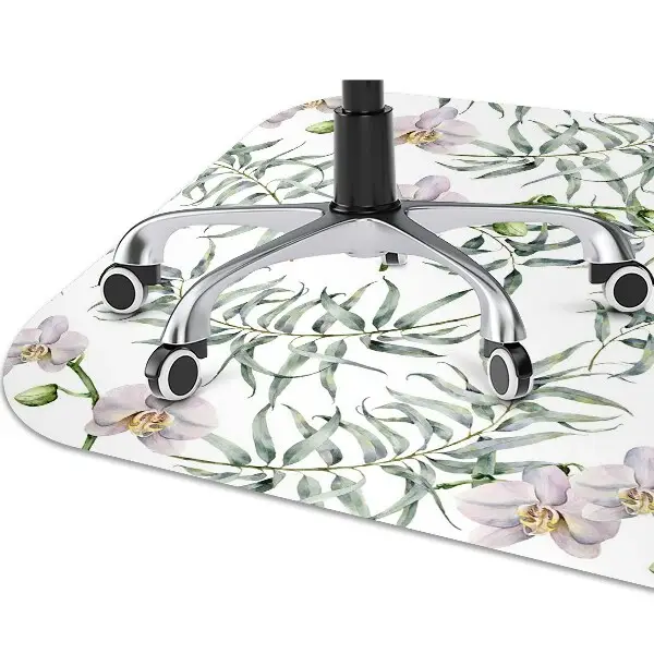 Padlóvédő székalátét Rózsaszín orchideák