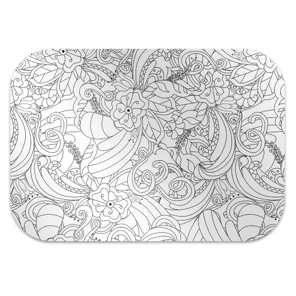 Székalátét Doodle mintázat