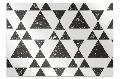 Székalátét Fekete fehér háromszögek