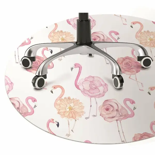 Székalátét Flamingók és virágok