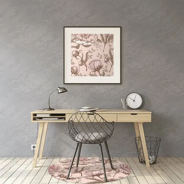 Székalátét Rózsaszín peonies