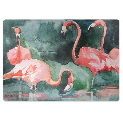 Székalátét Festett flamingók