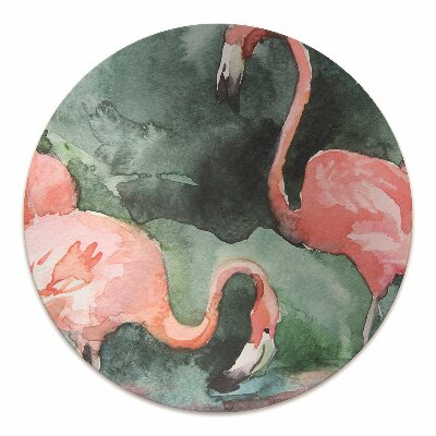 Székalátét Festett flamingók
