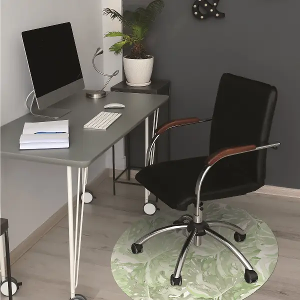 Szék szőnyeg Monstera levelek