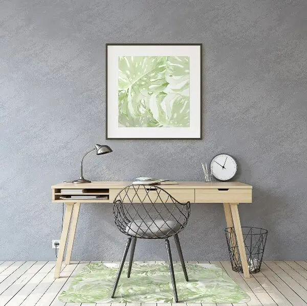 Szék szőnyeg Monstera levelek