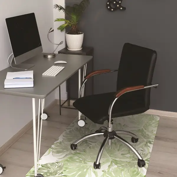 Szék szőnyeg Monstera levelek