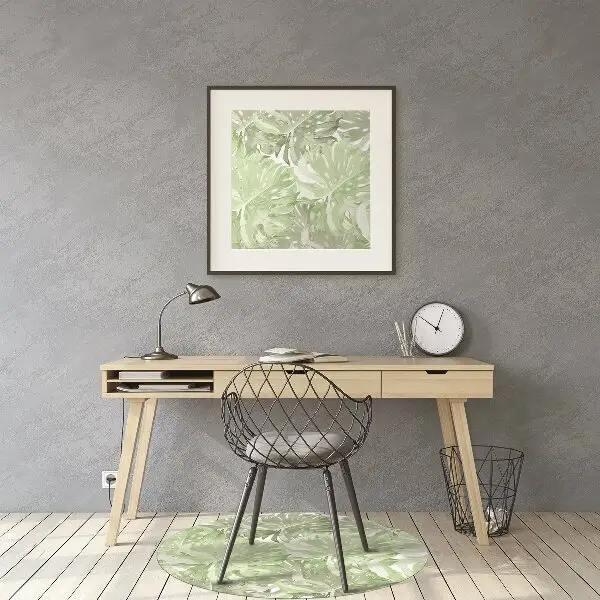 Szék szőnyeg Monstera levelek
