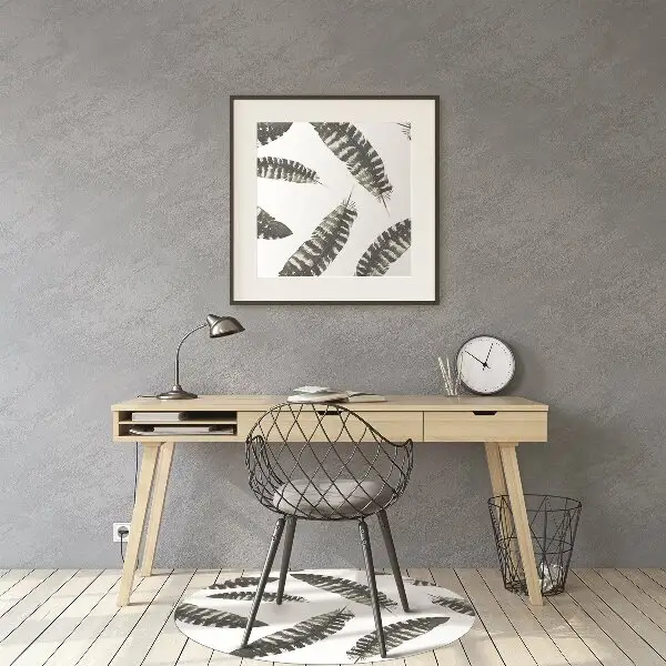 Szék szőnyeg Boho stílusú tollak