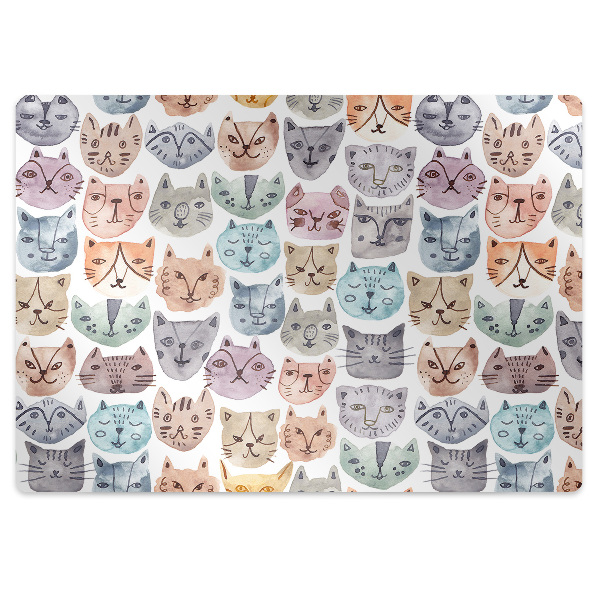 Szék szőnyeg Akvarell macskák