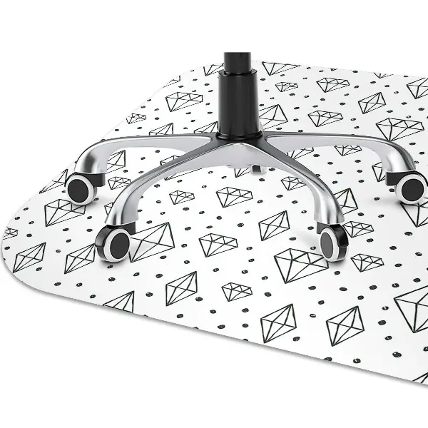 Szék szőnyeg Drawn diamonds