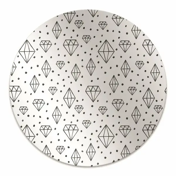 Szék szőnyeg Drawn diamonds