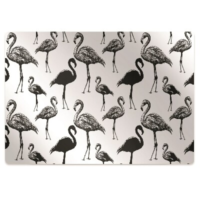 Szék szőnyeg A flamingók retro stílusát