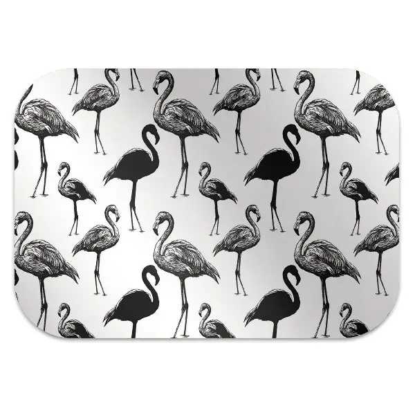 Szék szőnyeg A flamingók retro stílusát