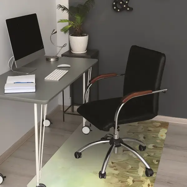 Szék alátét szőnyeg Mező virágok
