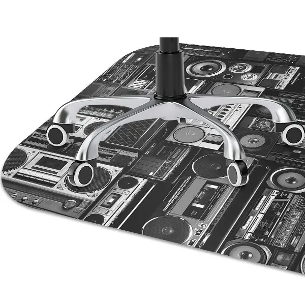 Szék szőnyeg Régi iskolai boombox