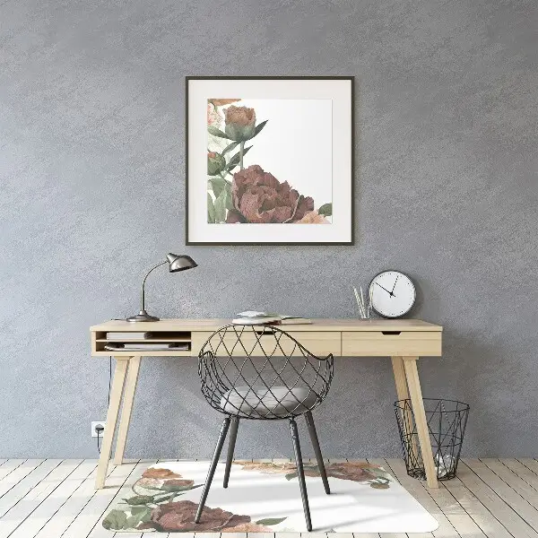 Szék szőnyeg Vintage peonies