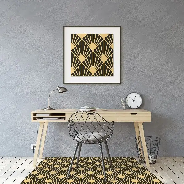 Padlóvédő székalátét Art deco