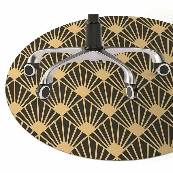 Padlóvédő székalátét Art deco