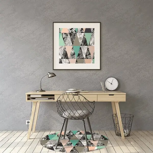 Padlóvédő székalátét Trópusi patchwork