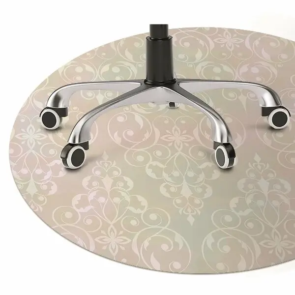 Padlóvédő székalátét Vintage golden pattern